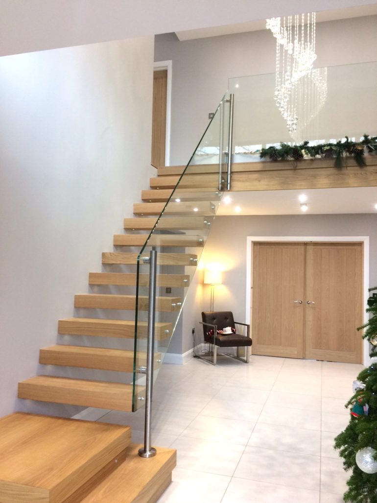 stair glass balustrade cost​